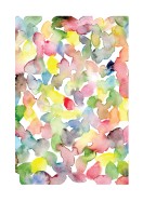 Colorful Abstract Watercolor Art | Búðu til þitt eigið plakat