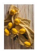 Lemons On Table | Búðu til þitt eigið plakat