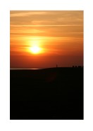 Red Sunset In Southern Sweden | Búðu til þitt eigið plakat