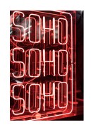 SoHo Neon Light Sign | Búðu til þitt eigið plakat