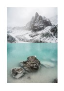 Lake And Snowy Mountain | Búðu til þitt eigið plakat