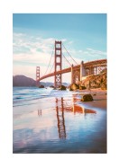Golden Gate Bridge At Sunset | Búðu til þitt eigið plakat
