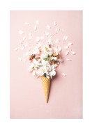 Flowers In Waffle Cone | Búðu til þitt eigið plakat