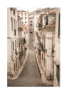 Calm Street In Old Lisbon | Búðu til þitt eigið plakat