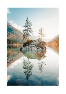 Calm Lake At Sunset | Búðu til þitt eigið plakat