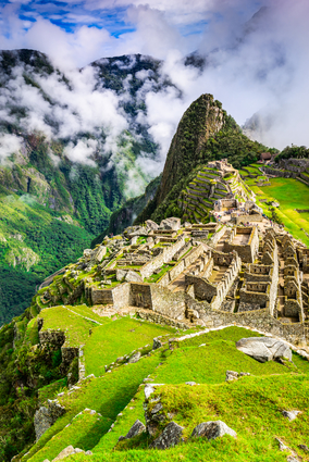 View Of Machu Picchu In Peru