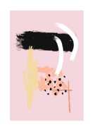 Pink Abstract Artwork | Búðu til þitt eigið plakat