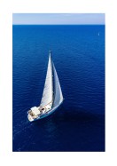 Sailboat In The Middle Of The Ocean | Búðu til þitt eigið plakat