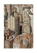 Aerial View Of Buildings In New York City | Búðu til þitt eigið plakat