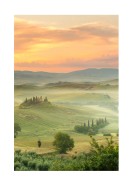 Misty Morning In Tuscany | Búðu til þitt eigið plakat